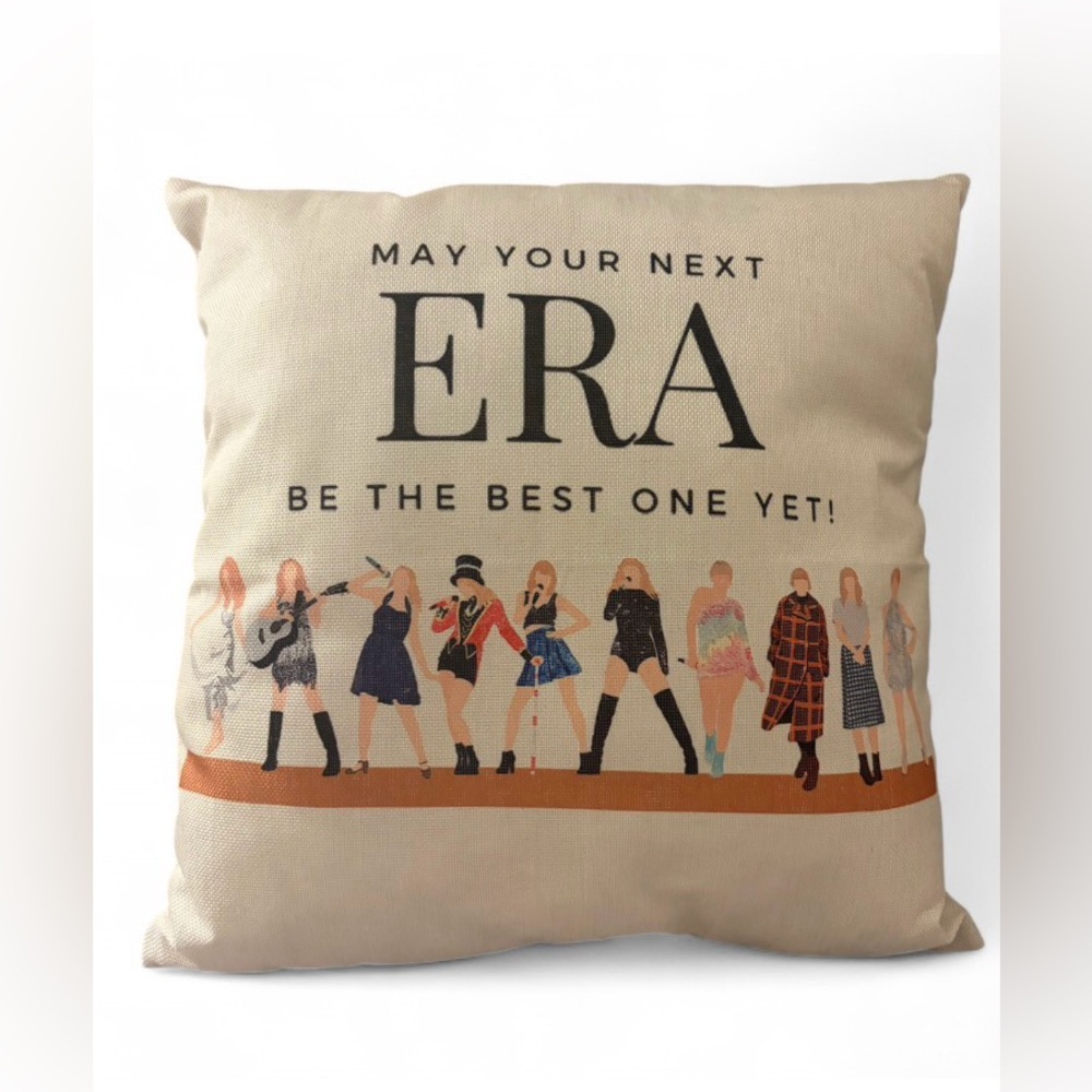Taylor Swift Eras Tour Accent Pillow